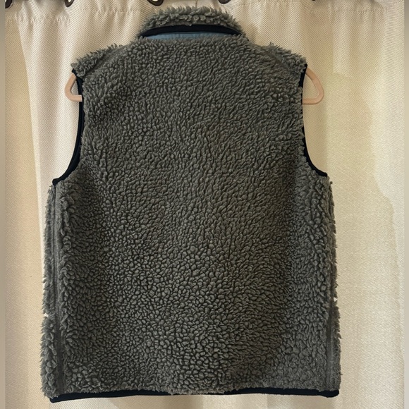 Patagonia Vest Jacket Boy M 10 Sherpa Deep Pile Fleece Outdoor Vintage USA 1996 - Picture 11 of 11